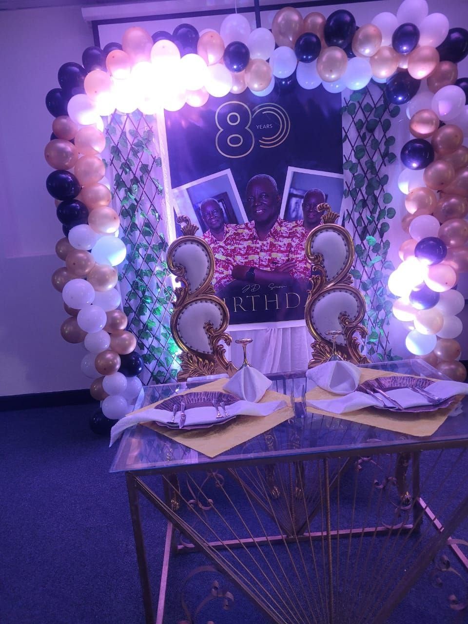 Birthday event catering by Deltrade